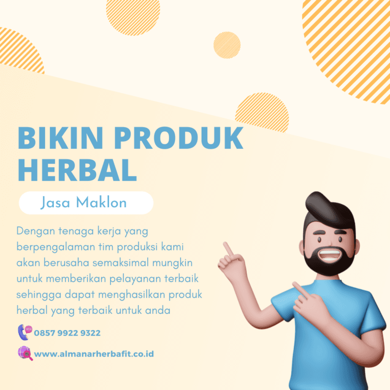 Jasa Maklon herbal almanar herbafit