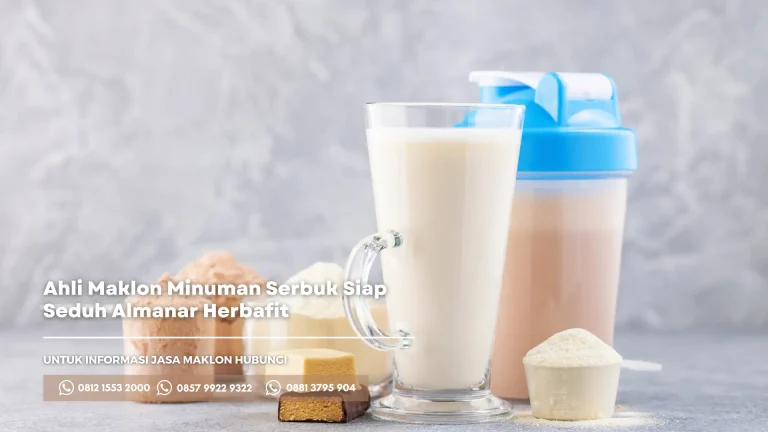 ini dia pabrik ahlinya maklon minuman serbuk almanar herbafit