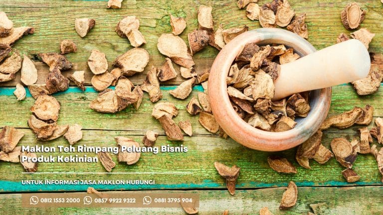 Tempat Maklon Teh Rimpang Bisa Request Formulasi