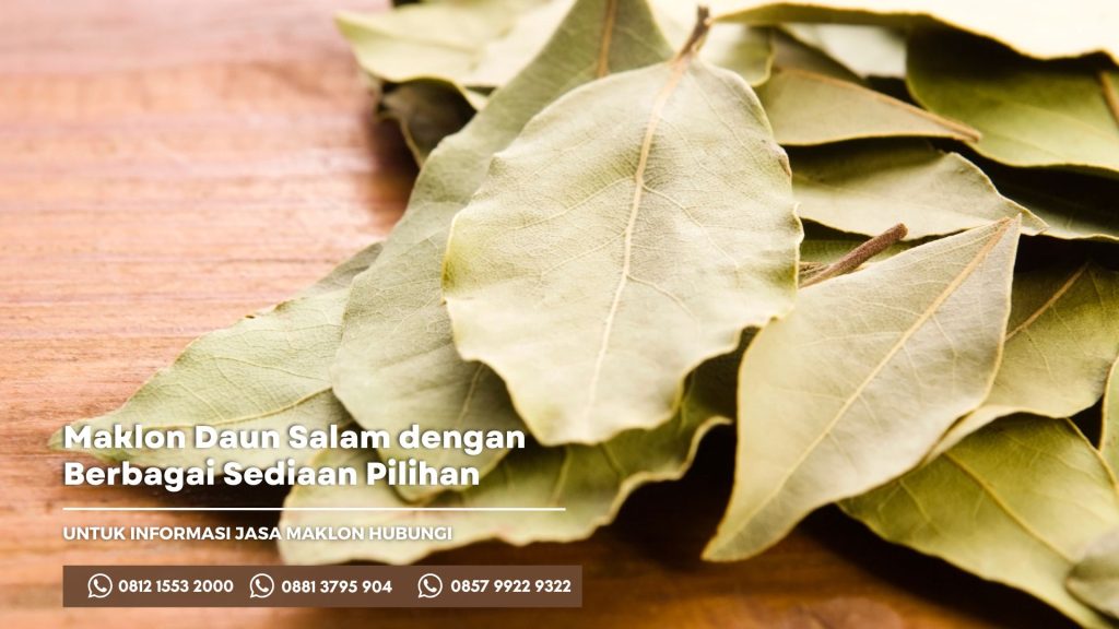 Tempat Maklon Daun Salam yang Sudah menggunakan mesin-mesin Bertekhnologi Terkini