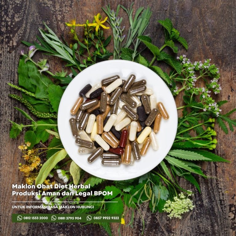 Maklon obat diet herbal dengan produksi aman dan legal BPOM