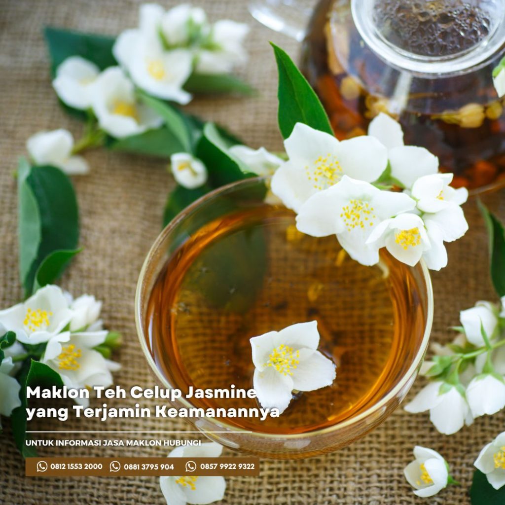 tempat maklon teh celup jasmine terdaftar di BPOM