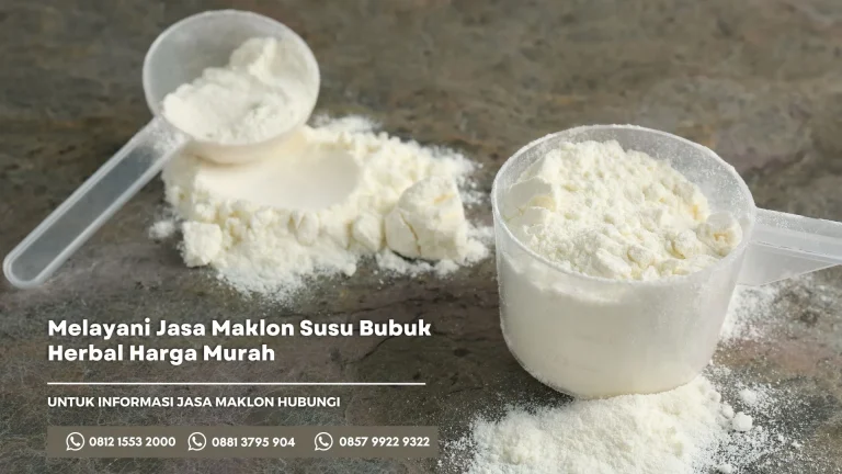 Almanar herbafit melayani jasa maklon susu bubuk herbal dengan harga murah dan bersaing di pasaran