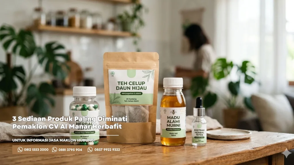 3 Sediaan Produk Paling Diminati Pemaklon CV Al Manar Herbafit