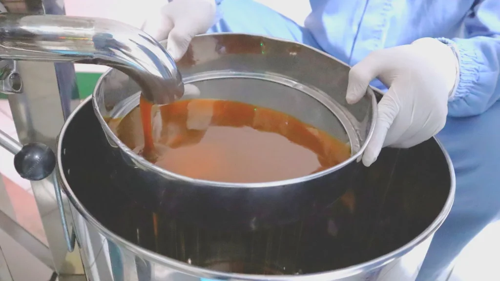 sediaan cair untuk produk madu