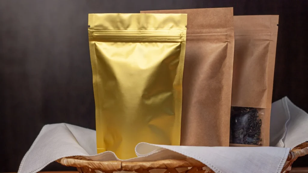 teh dengan kemasan pouch