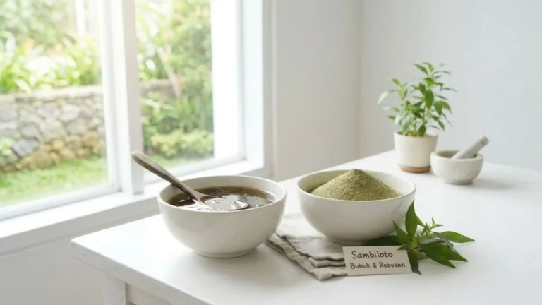 Cara Mengolah Sambiloto Menjadi Jamu Herbal Rumahan