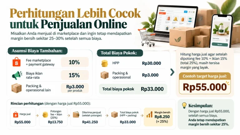 Menentukan Harga Produk Herbal untuk Penjualan Online