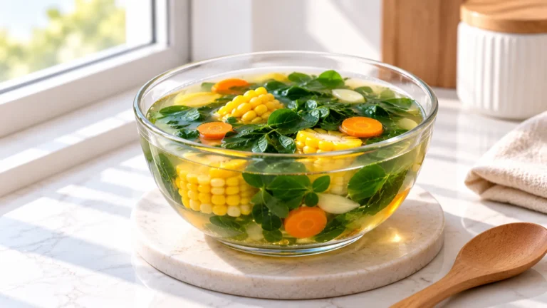 Tutorial Sayur Bening Daun Kelor Cocok untuk Ibu Menyusui